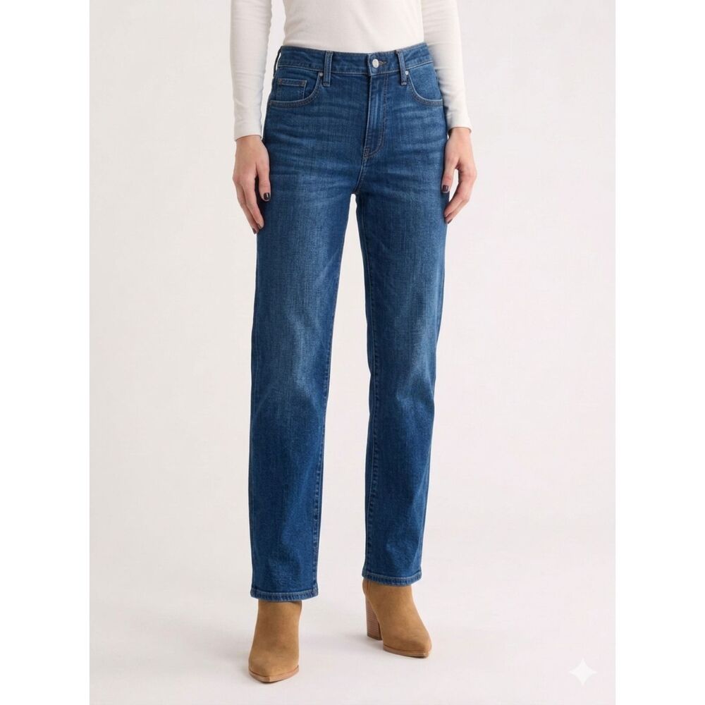 Lucky Brand Legend 90s Loose High Rise Crop Jeans Blue 10/30 Button Fly NWOT